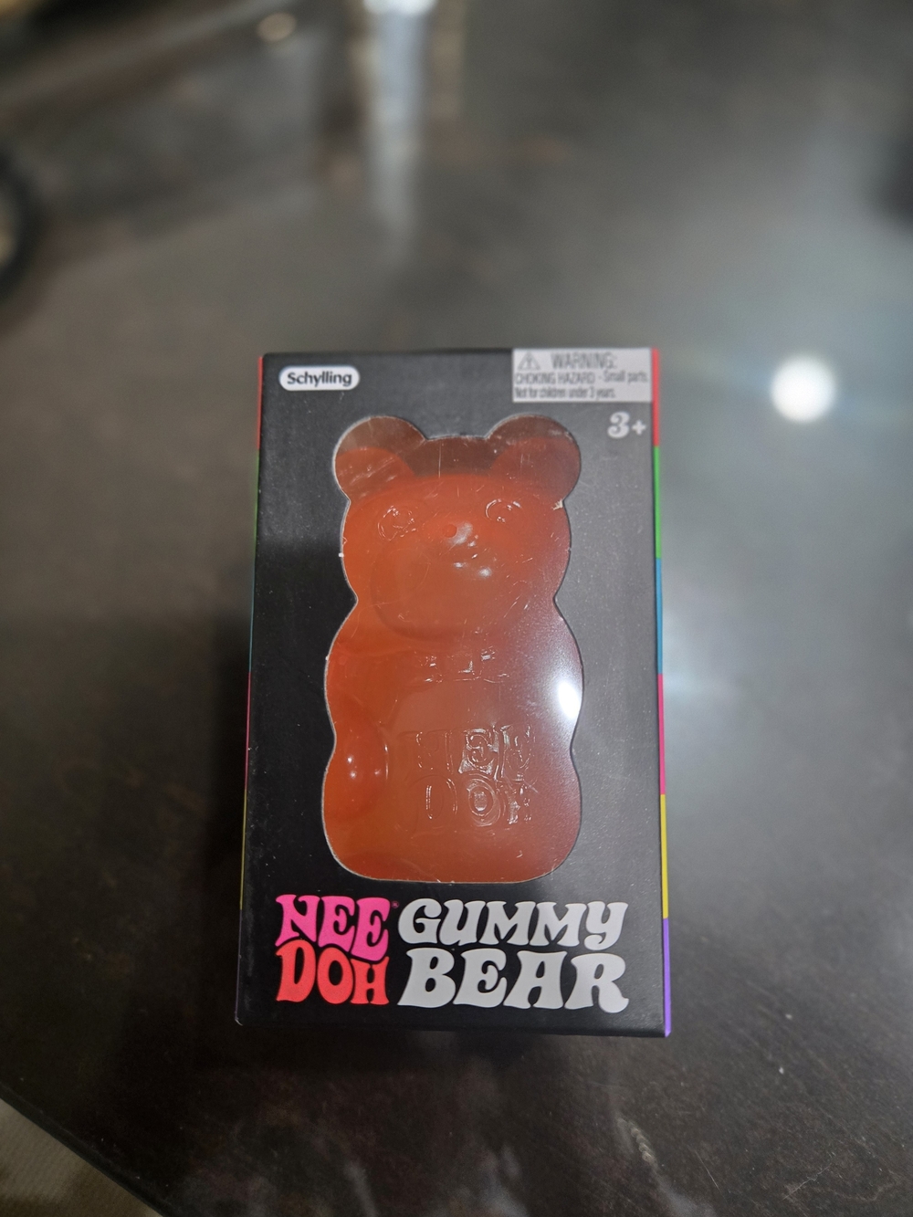 Schylling Nee Doh Gummy Bear Squeeze Toy - Orange Also Available In Other Colors